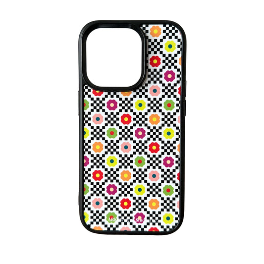 Floral checker