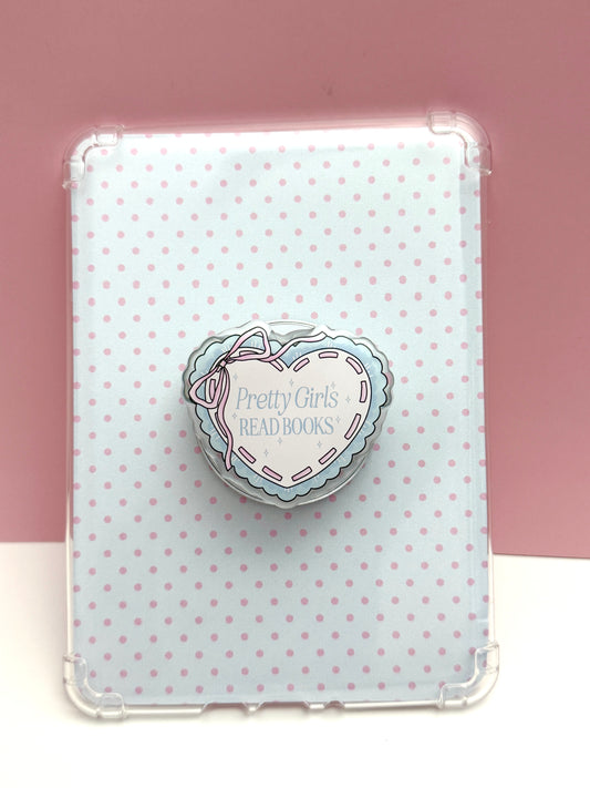 Pretty girls read books | Magnetic Phone & E-reader grip | Snap-On | MagSafe Style