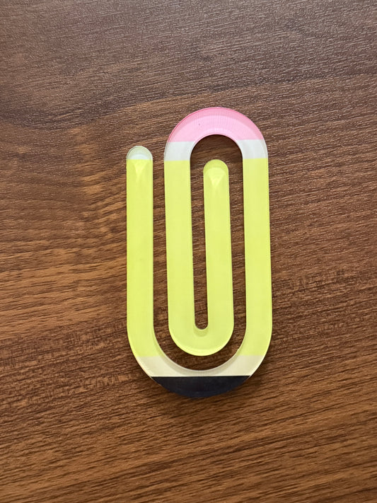 Pencil Jumbo Paper Clip/ Bookmark