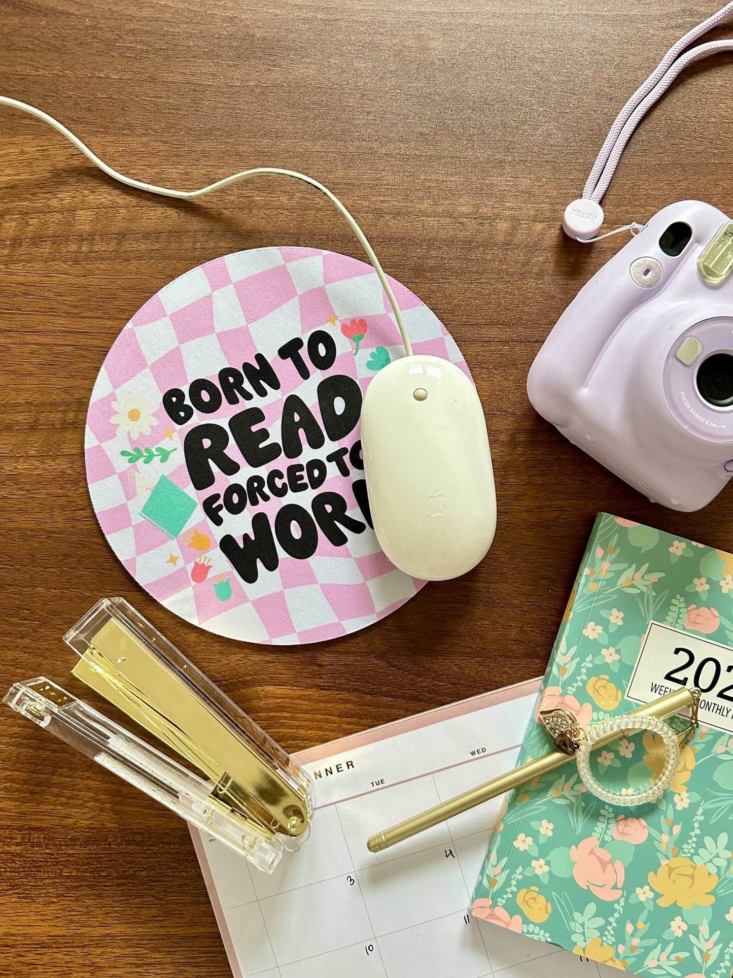 Born to Read Mouse Pad