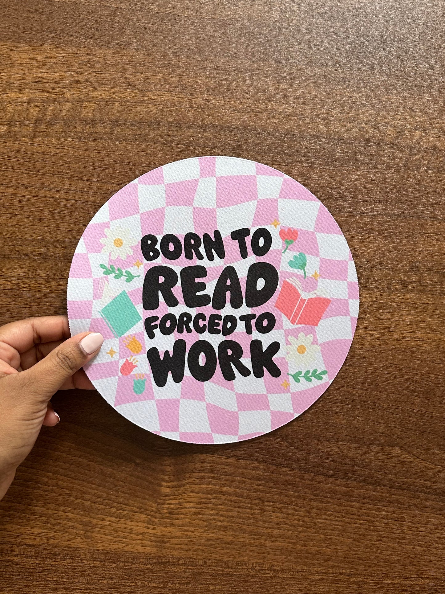 Born to Read Mouse Pad