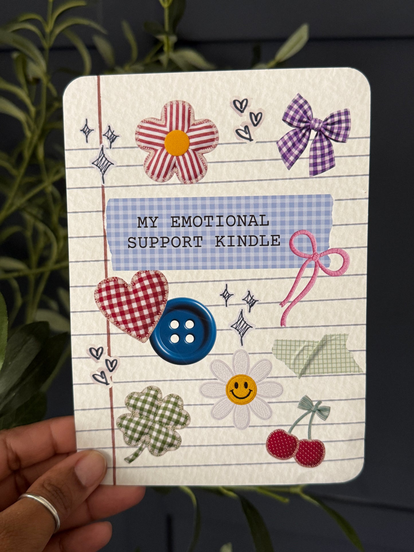 Kindle Insert | Collage Collection | Premium Cardstock Inserts