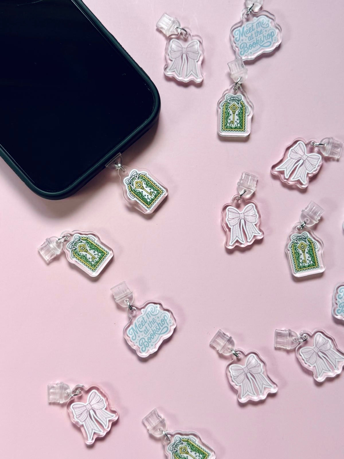 Acrylic USB-C Charms - Secret Garden