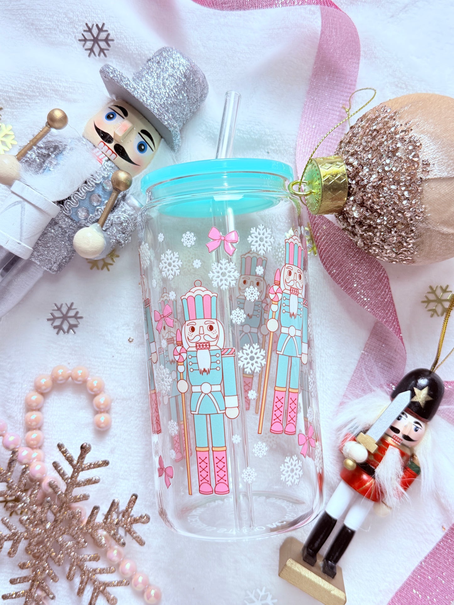 Enchanted Nutcracker Glass Tumbler