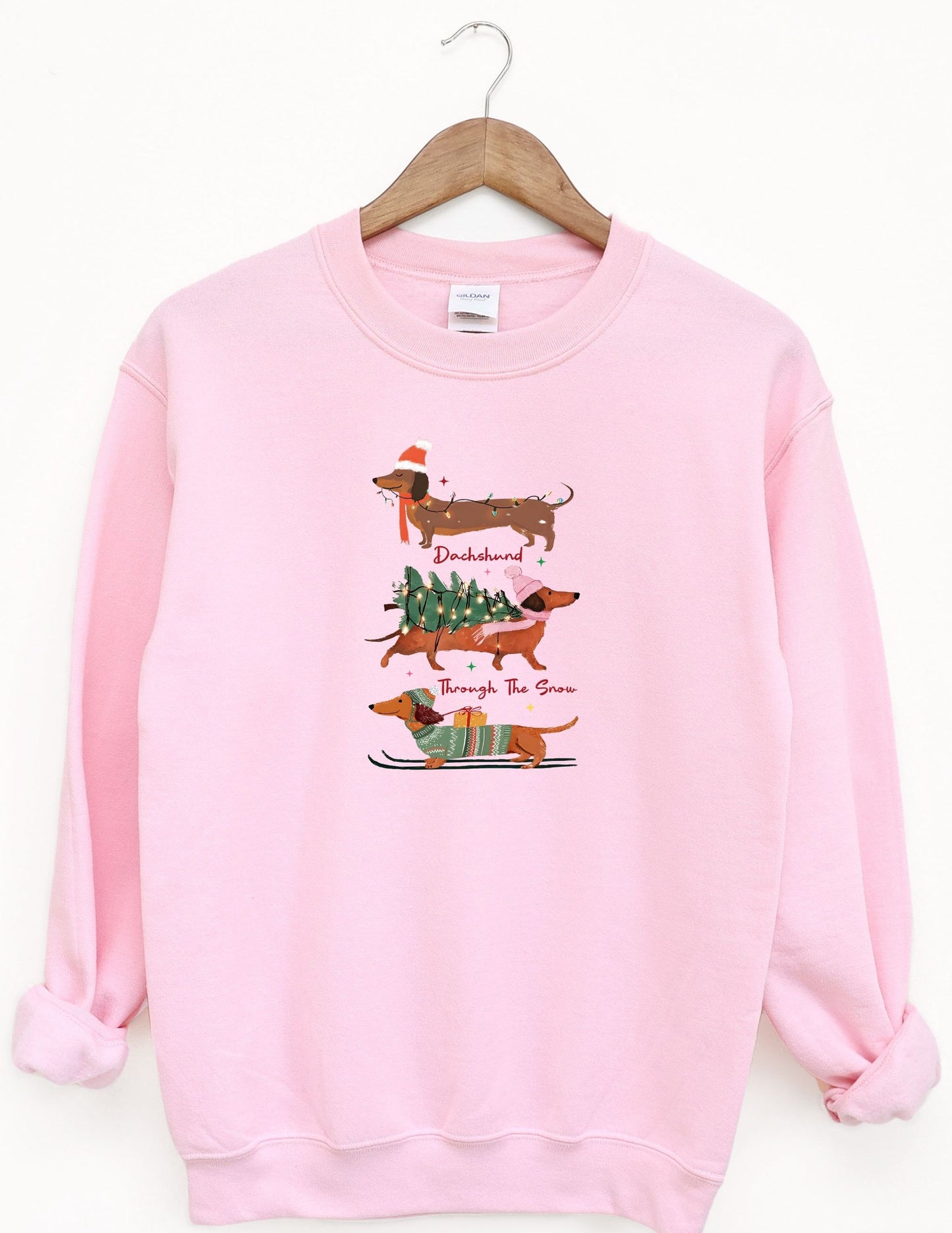 Dachshund Through The Snow - sweatshirt