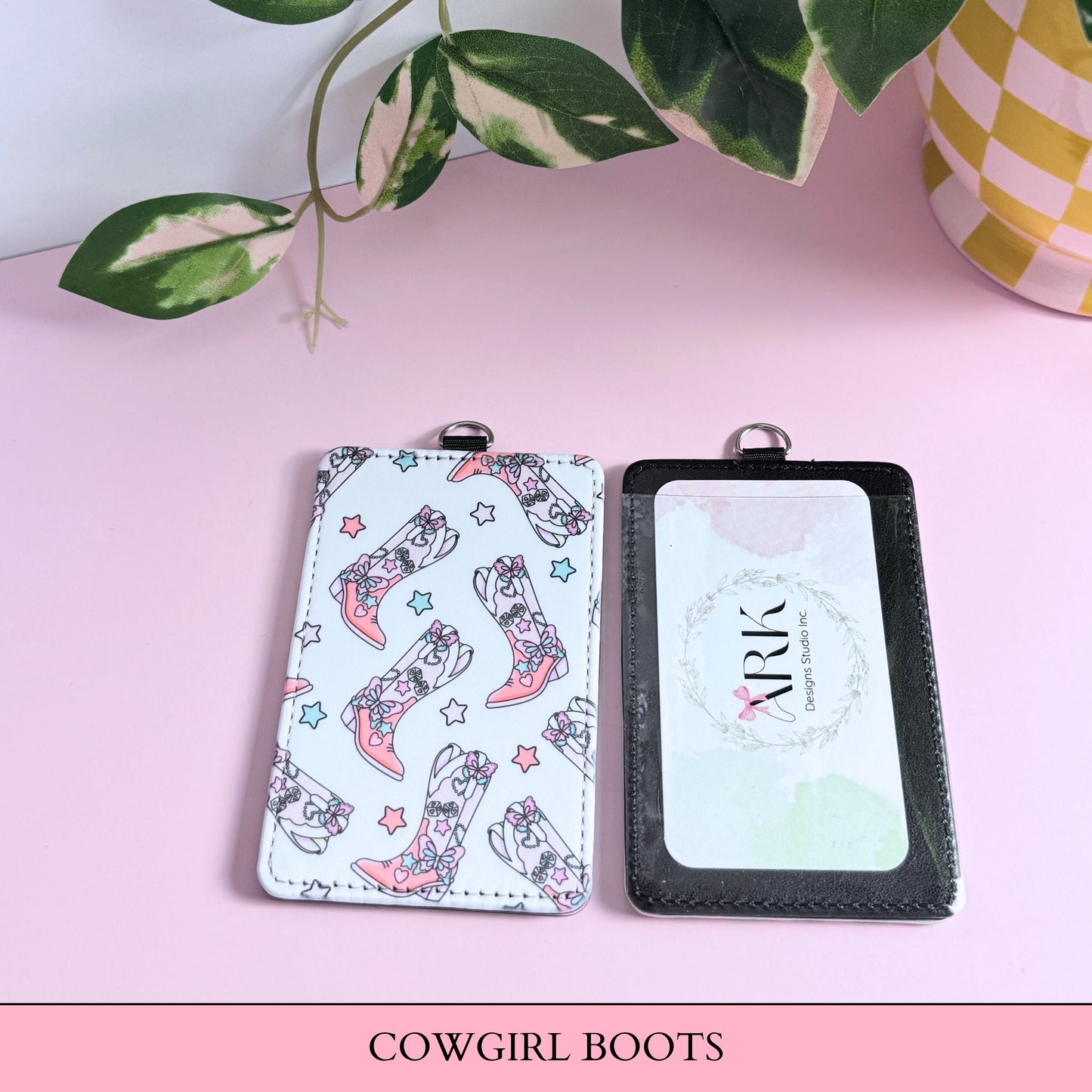 Cute ID Badge Holder | Retractable Badge Reel Holder | Teacher & Educator Gift | Nurse, Office & Work ID Holder