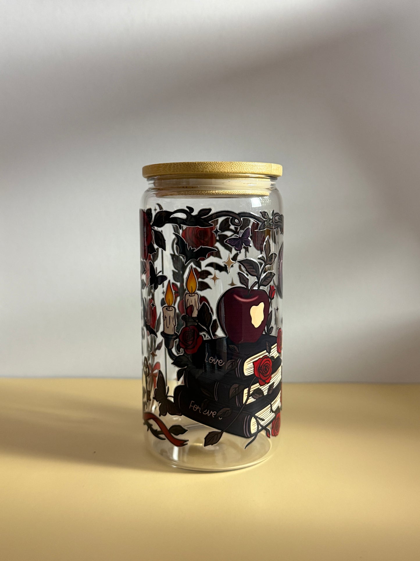 Dark Romance Glass Cup | 16oz glass cup (Copy)