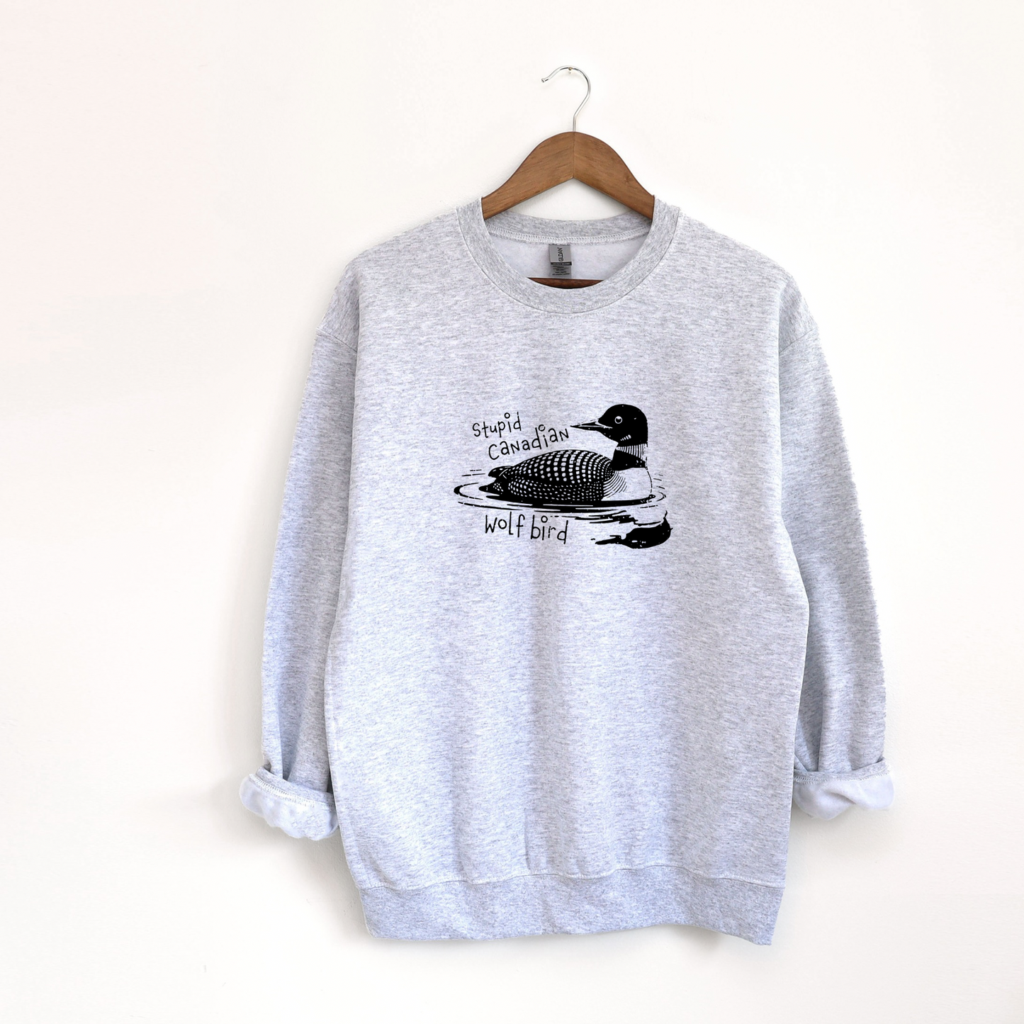 Canadian Wolf bird Sweatshirt