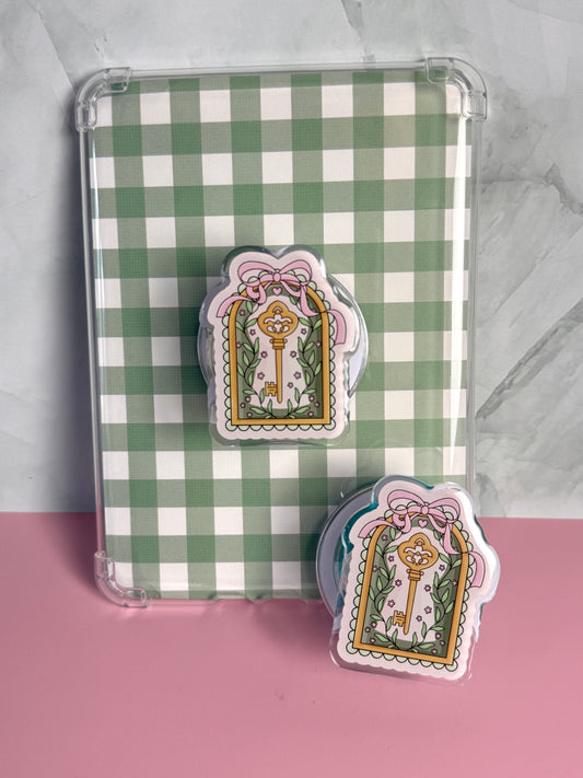 Secret Garden | Magnetic Phone & E-reader Grip | Snap-On | MagSafe Style