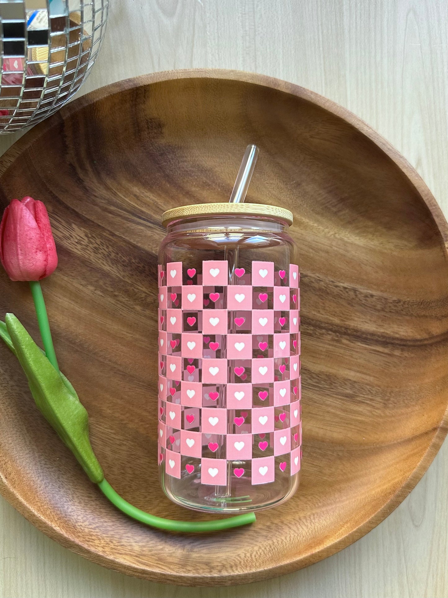 Checkered hearts