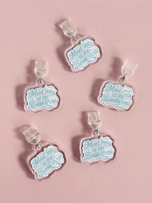 Acrylic USB-C Charms - Meet me at the bookshop
