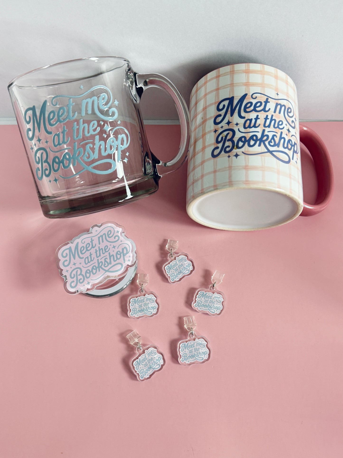 Acrylic USB-C Charms - Meet me at the bookshop
