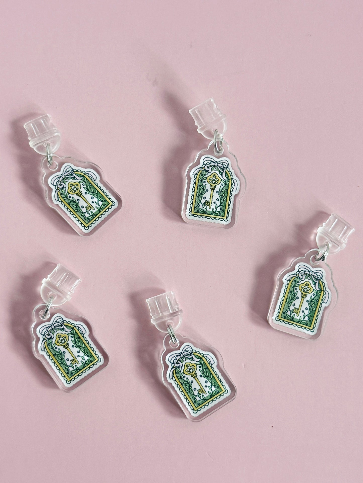 Acrylic USB-C Charms - Secret Garden