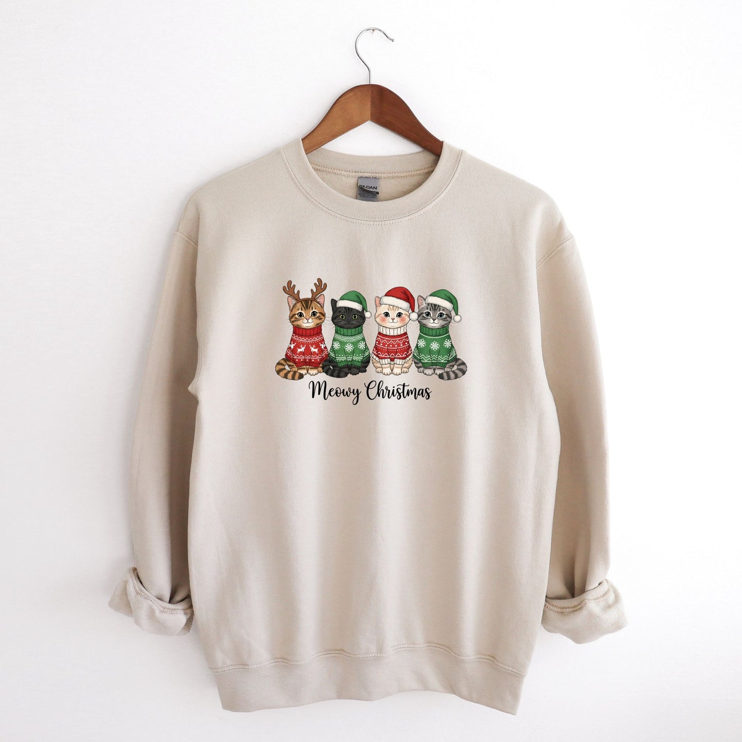 Meowy Christmas Sweatshirt