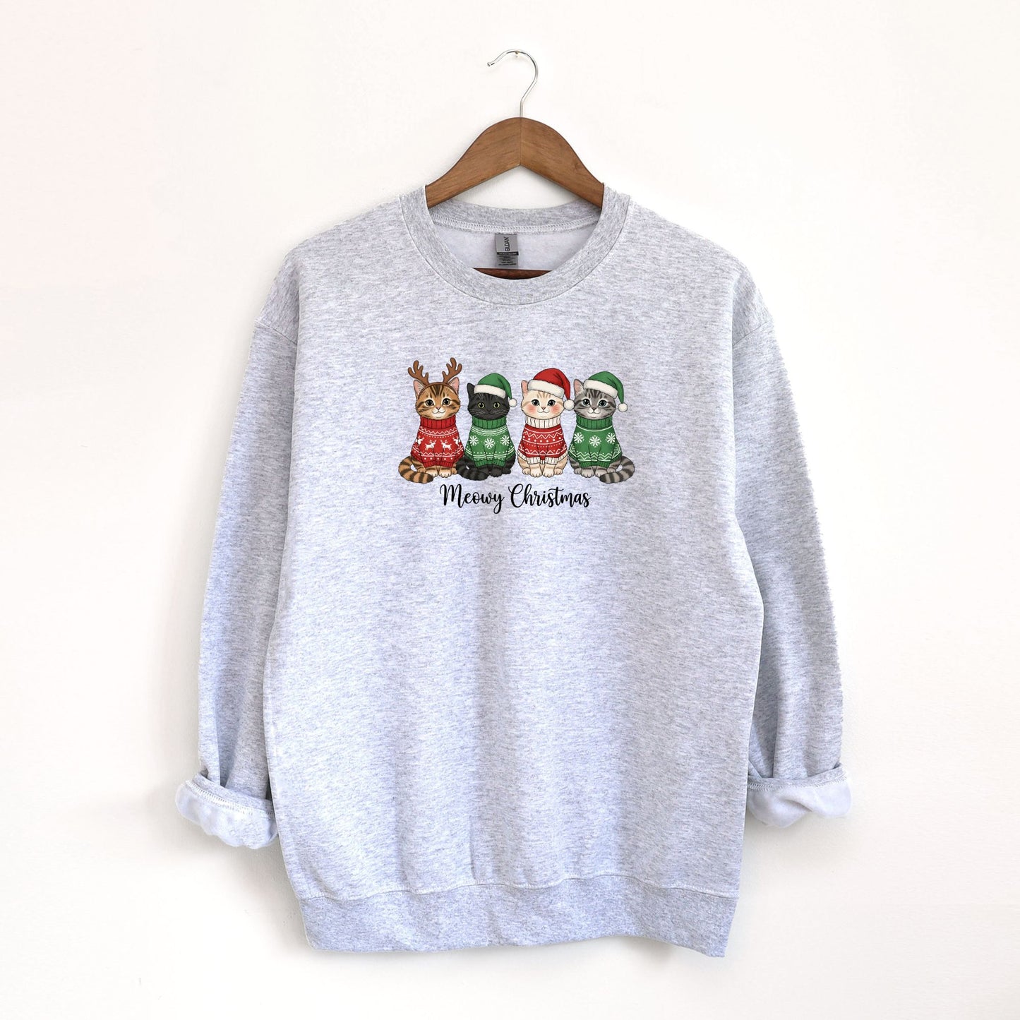 Meowy Christmas Sweatshirt